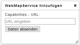 Schaubild: WMS URL hinzuladen