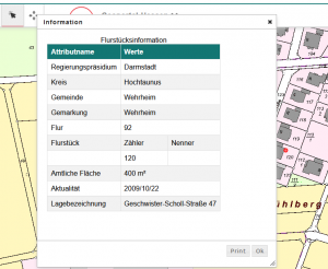 Beispiel Ergänzung der Inhalte der Datenabfrage