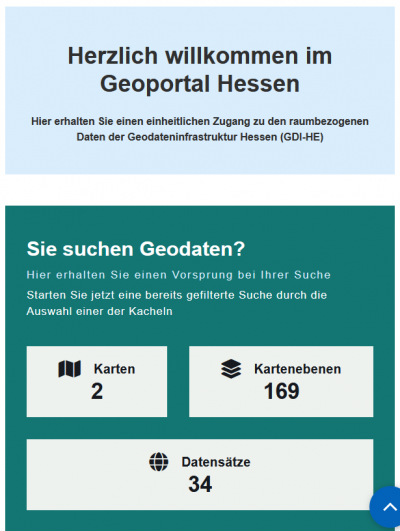 Bild Geoportal Startseite