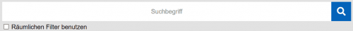 Abbildung Eingabefeld für Suchbegriffe