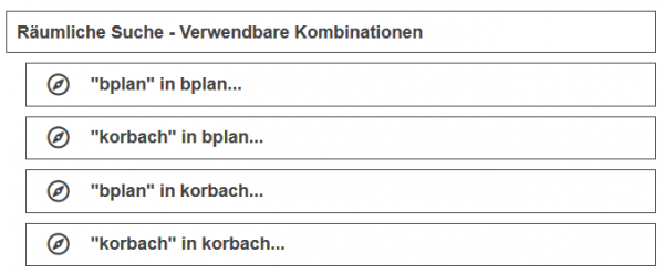 Bildanleitung: Trefferauswahl bplan